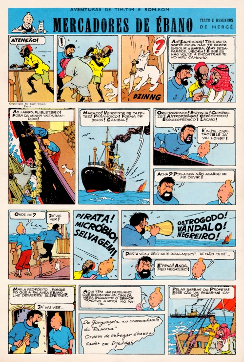 Tintin - mercadores de ébano